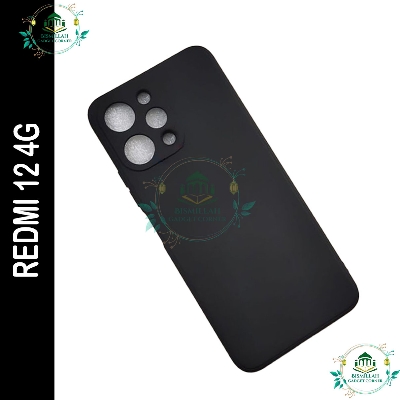 Picture of Premium Liquid Silicone Phone case for Xiaomi Redmi 12 4G Liquid Silicon Mobile Back Case Soft Silicone Phone Cover - মোবাইল ফোন - Phoneo