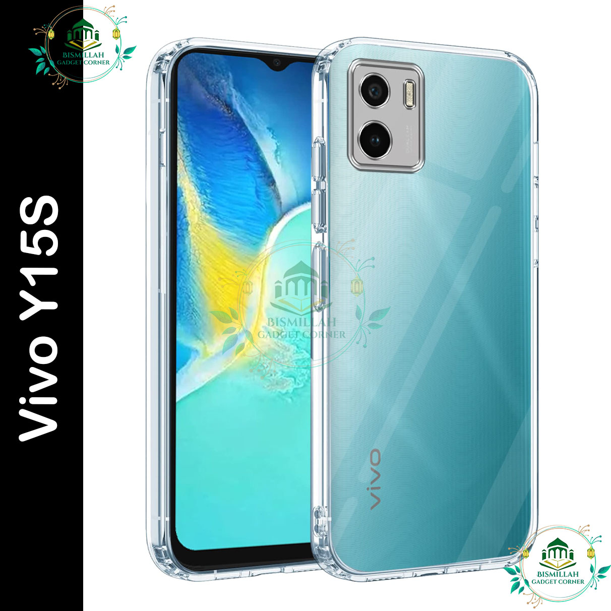 Picture of Premium Phone case for Vivo Y15S Liquid Mobile Back Case Soft Silicone Phone Cover - মোবাইল ফোন - Phoneo