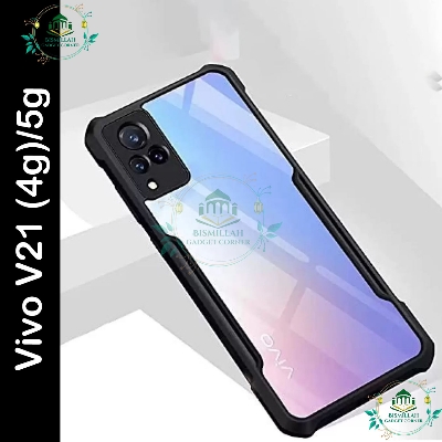 Picture of Premium Phone case for Vivo V21 (4g)/5g back cover Mobile Back Case Soft Silicone Phone Cover - মোবাইল ফোন - Phoneo