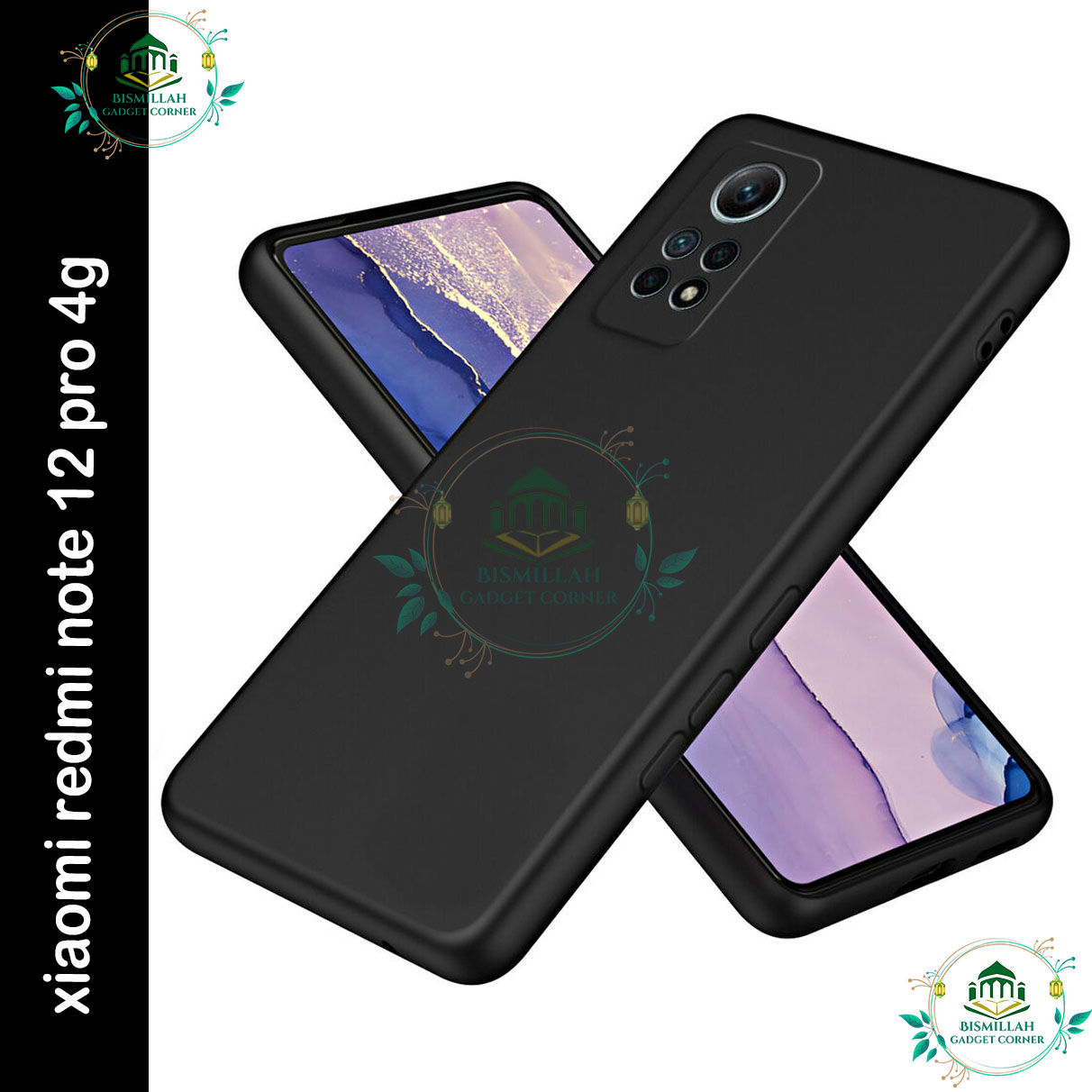 Picture of Premium Liquid Silicone Phone case for Xiaomi Redmi Note 12 pro 4g Liquid Silicon Mobile Back Case Soft Silicone Phone Cover - মোবাইল ফোন - Phoneo