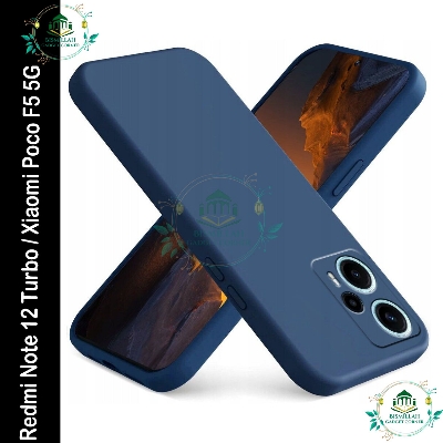 Picture of Premium Liquid Silicone Phone case for Xiaomi Redmi Note 12 Turbo / Xiaomi Poco F5 5G Liquid Silicon Mobile Back Case Soft Silicone Phone Cover