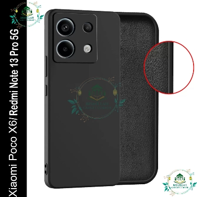 Picture of Premium Liquid Silicone Phone case for Xiaomi Redmi Note 13 Pro 5G / Xiaomi Poco X6 5G Liquid Silicon Mobile Back Case Soft Silicone Phone Cover - মোবাইল ফোন - Phoneo