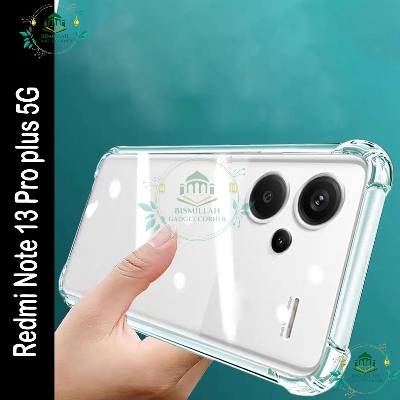 Picture of Transparent back cover For Xiaomi Redmi Note 13 Pro plus 5G / Xiaomi Redmi Note 13 Pro+ Luxury transparent Protect Back Cover Soft Case