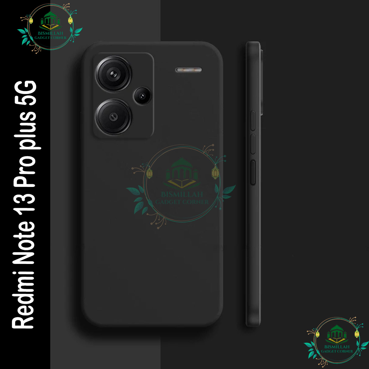 Picture of Premium Liquid Silicone Phone case for Xiaomi Redmi Note 13 Pro plus 5G / Xiaomi Redmi Note 13 Pro+ Liquid Silicon Mobile Back Case Soft Silicone Phone Cover - মোবাইল ফোন - Phoneo