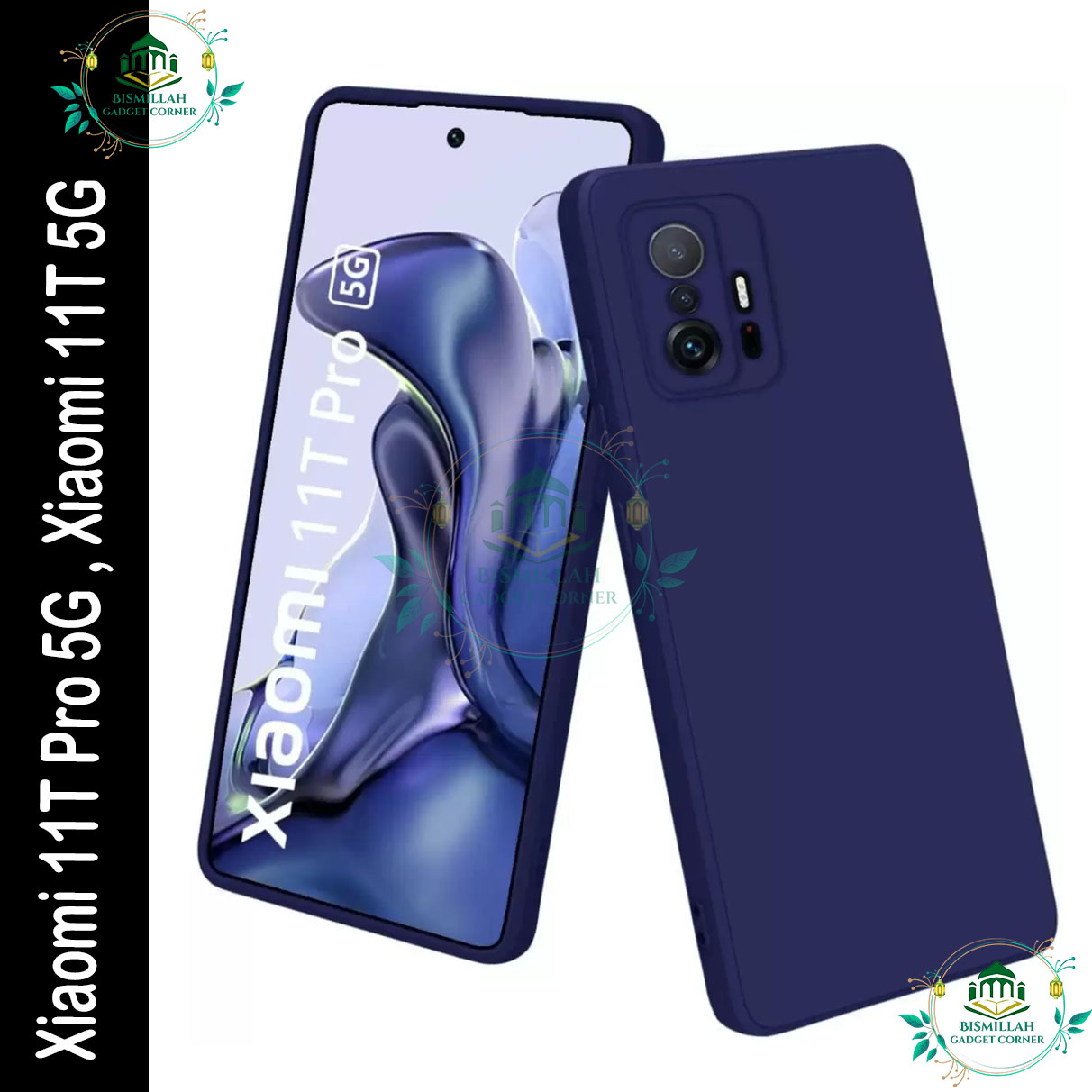 Picture of Premium Liquid Silicone Phone case for Xiaomi 11T Pro 5G , Xiaomi 11T 5G Liquid Silicon Mobile Back Case Soft Silicone Phone Cover - মোবাইল ফোন - Phoneo