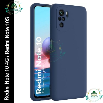 Picture of Premium Liquid Silicone Phone case for Xiaomi Redmi Note 10 4G / Xiaomi Redmi Note 10S Liquid Silicon Mobile Back Case Soft Silicone Phone Cover