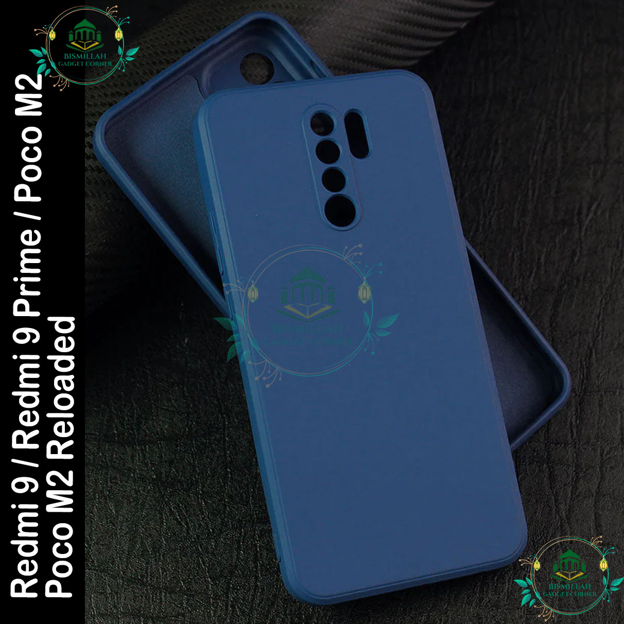 Picture of Premium Liquid Silicone Phone case for Xiaomi Redmi 9 / Redmi 9 Prime / Poco M2 / Poco M2 Reloaded Liquid Silicon Mobile Back Case Soft Silicone Phone Cover