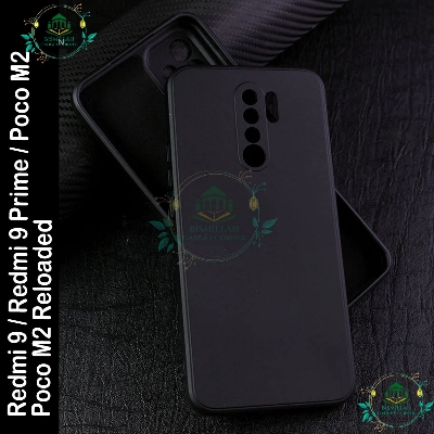Picture of Premium Liquid Silicone Phone case for Xiaomi Redmi 9 / Redmi 9 Prime / Poco M2 / Poco M2 Reloaded Liquid Silicon Mobile Back Case Soft Silicone Phone Cover