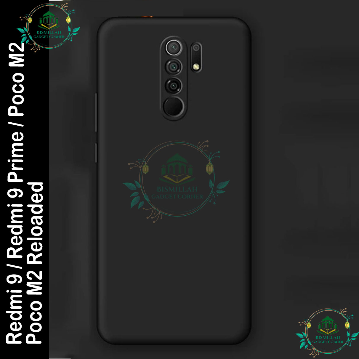 Picture of Premium Liquid Silicone Phone case for Xiaomi Redmi 9 / Redmi 9 Prime / Poco M2 / Poco M2 Reloaded Liquid Silicon Mobile Back Case Soft Silicone Phone Cover