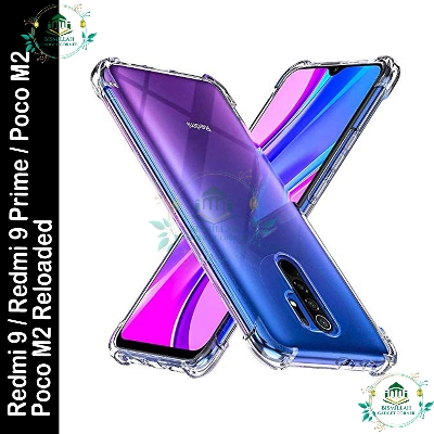 Picture of Transparent back cover For Xiaomi Redmi 9 / Redmi 9 Prime / Poco M2 / Poco M2 Reloaded Luxury transparent Protect Back Cover Soft Case