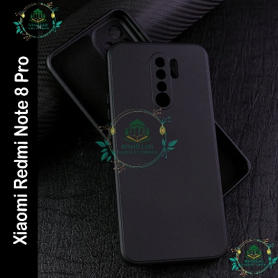 Picture of Premium Liquid Silicone Phone case for Xiaomi Redmi Note 8 Pro Liquid Silicon Mobile Back Case Soft Silicone Phone Cover