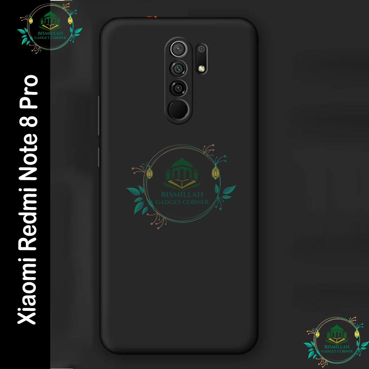 Picture of Premium Liquid Silicone Phone case for Xiaomi Redmi Note 8 Pro Liquid Silicon Mobile Back Case Soft Silicone Phone Cover