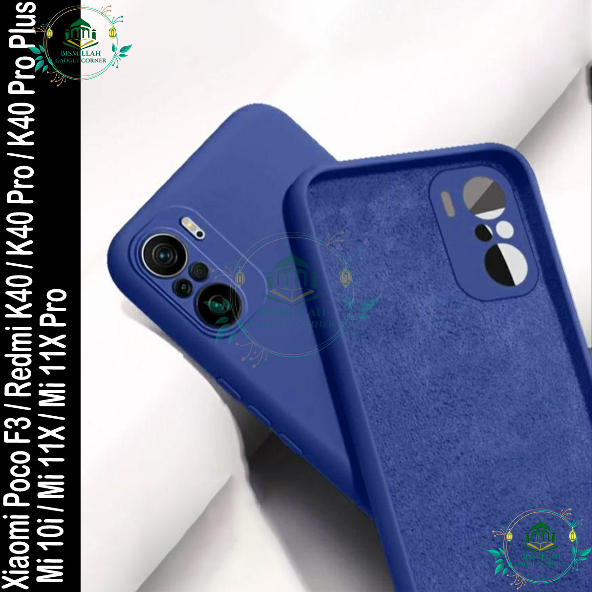 Picture of Premium Liquid Silicone Phone case for Xiaomi Poco F3 / Redmi K40 / Redmi K40 Pro / Redmi K40 Pro Plus /  Mi 10i / Mi 11X 5G / Mi 11X Pro Liquid Silicon Mobile Back Case Soft Silicone Phone Cover