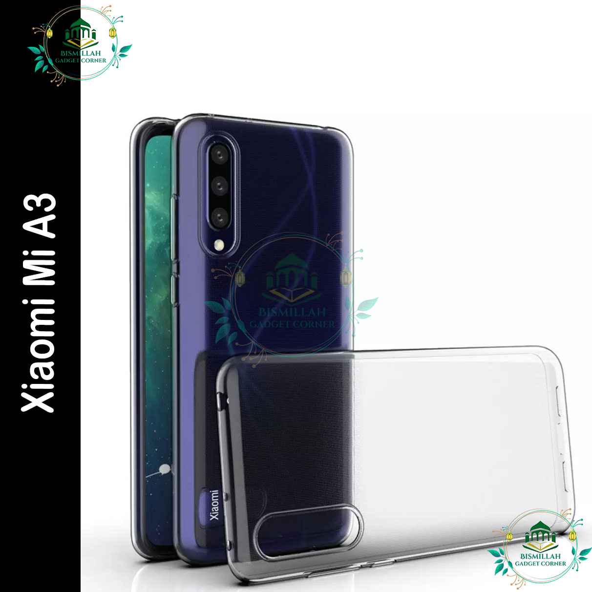 Picture of Transparent back cover For Xiaomi MI A3 Luxury transparent Protect Back Cover Soft Case