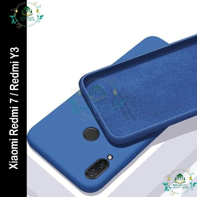 Picture of Premium Liquid Silicone Phone case for Xiaomi Redmi 7 / Redmi Y3 Liquid Silicon Mobile Back Case Soft Silicone Phone Cover - মোবাইল ফোন - Phoneo