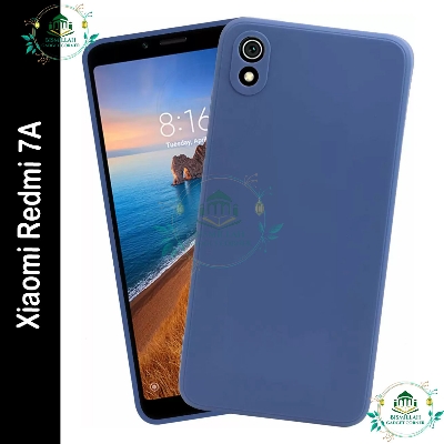 Picture of Premium Liquid Silicone Phone case for Xiaomi Redmi 7A Liquid Silicon Mobile Back Case Soft Silicone Phone Cover - মোবাইল ফোন - Phoneo