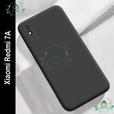 Picture of Premium Liquid Silicone Phone case for Xiaomi Redmi 7A Liquid Silicon Mobile Back Case Soft Silicone Phone Cover - মোবাইল ফোন - Phoneo