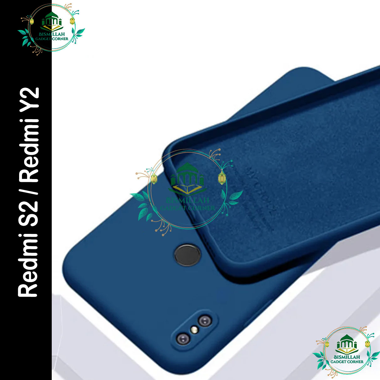 Picture of Premium Liquid Silicone Phone case for Xiaomi Redmi S2 / Redmi Y2 Liquid Silicon Mobile Back Case Soft Silicone Phone Cover