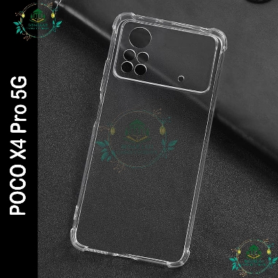 Picture of Transparent back cover For Xiaomi Poco X4 Pro 5G Luxury transparent Protect Back Cover Soft Case
