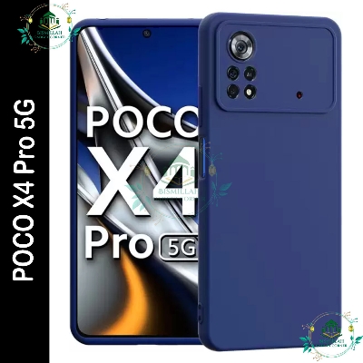 Picture of Premium Liquid Silicone Phone case for Xiaomi Poco X4 Pro 5G Liquid Silicon Mobile Back Case Soft Silicone Phone Cover