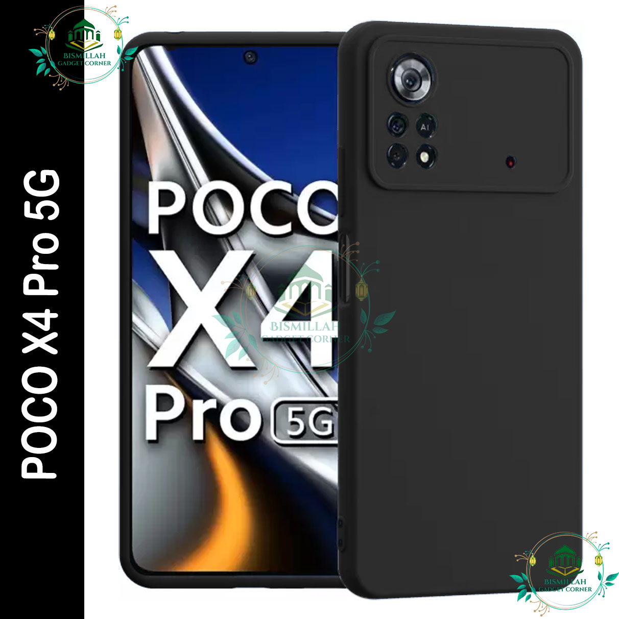 Picture of Premium Liquid Silicone Phone case for Xiaomi Poco X4 Pro 5G Liquid Silicon Mobile Back Case Soft Silicone Phone Cover