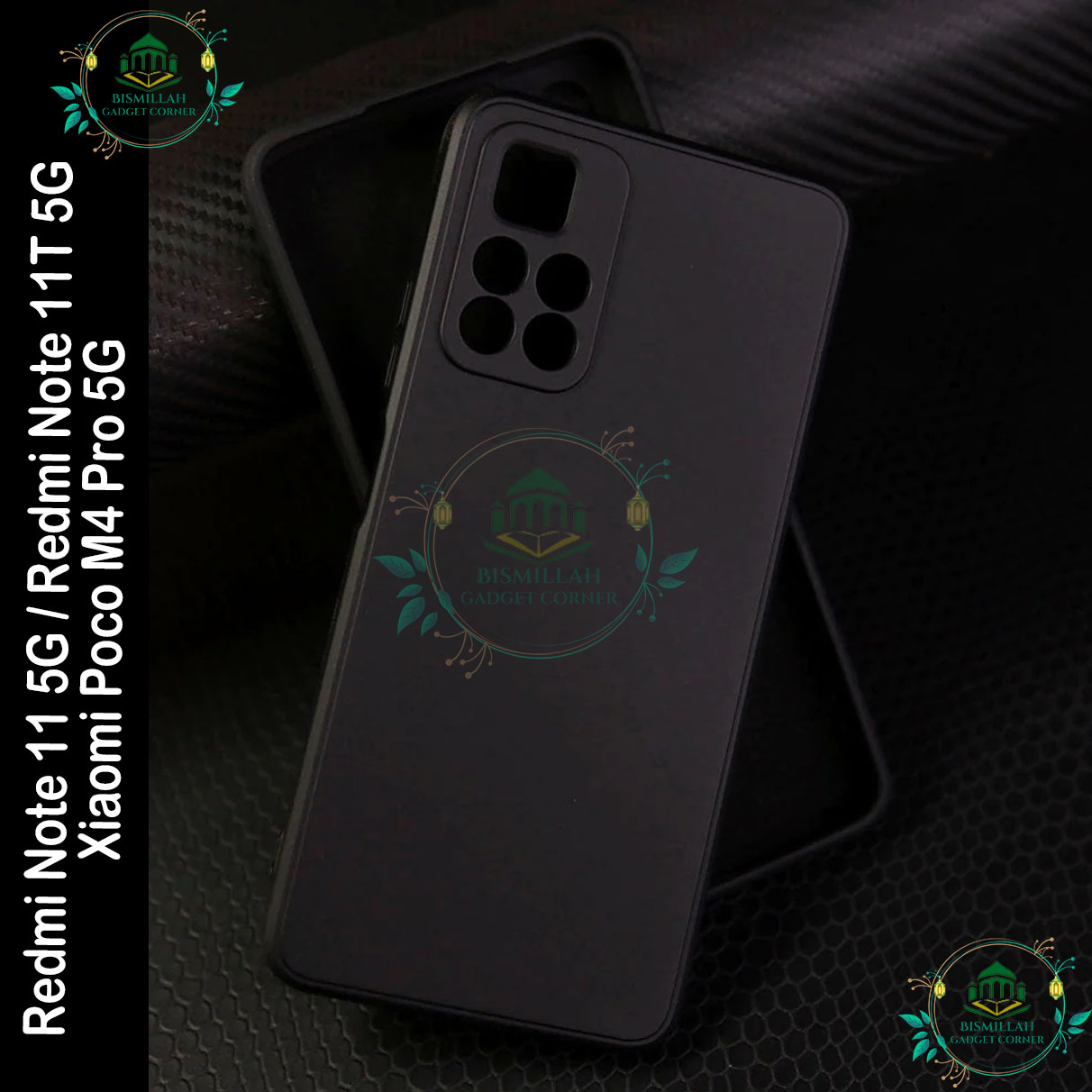 Picture of Premium Liquid Silicone Phone case for Xiaomi Redmi Note 11 5G / Redmi Note 11T 5G / Poco M4 Pro 5G Liquid Silicon Mobile Back Case Soft Silicone Phone Cover - মোবাইল ফোন - Phoneo