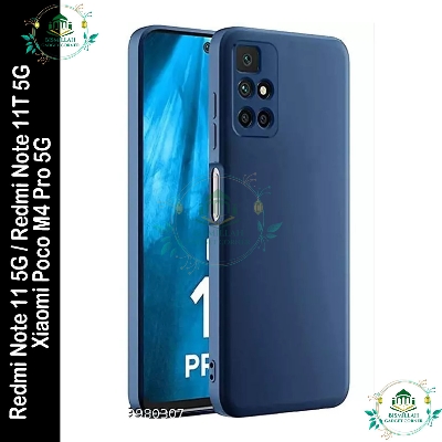 Picture of Premium Liquid Silicone Phone case for Xiaomi Redmi Note 11 5G / Redmi Note 11T 5G / Poco M4 Pro 5G Liquid Silicon Mobile Back Case Soft Silicone Phone Cover - মোবাইল ফোন - Phoneo