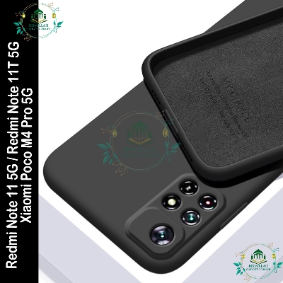 Picture of Premium Liquid Silicone Phone case for Xiaomi Redmi Note 11 5G / Redmi Note 11T 5G / Poco M4 Pro 5G Liquid Silicon Mobile Back Case Soft Silicone Phone Cover - মোবাইল ফোন - Phoneo