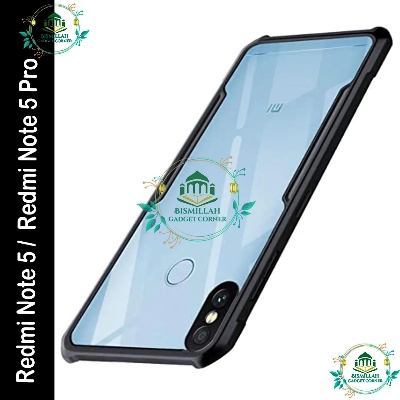 Picture of Xundd Back Cover for Xiaomi Redmi Note 5 / Xiaomi Redmi Note 5 Pro Transparent Hybrid Hard PC Back Bumper