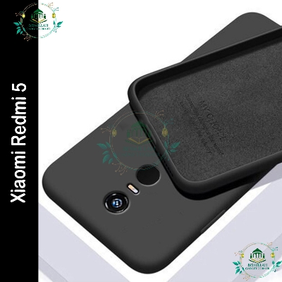 Picture of Premium Liquid Silicone Phone case for Xiaomi Redmi 5 Liquid Silicon Mobile Back Case Soft Silicone Phone Cover