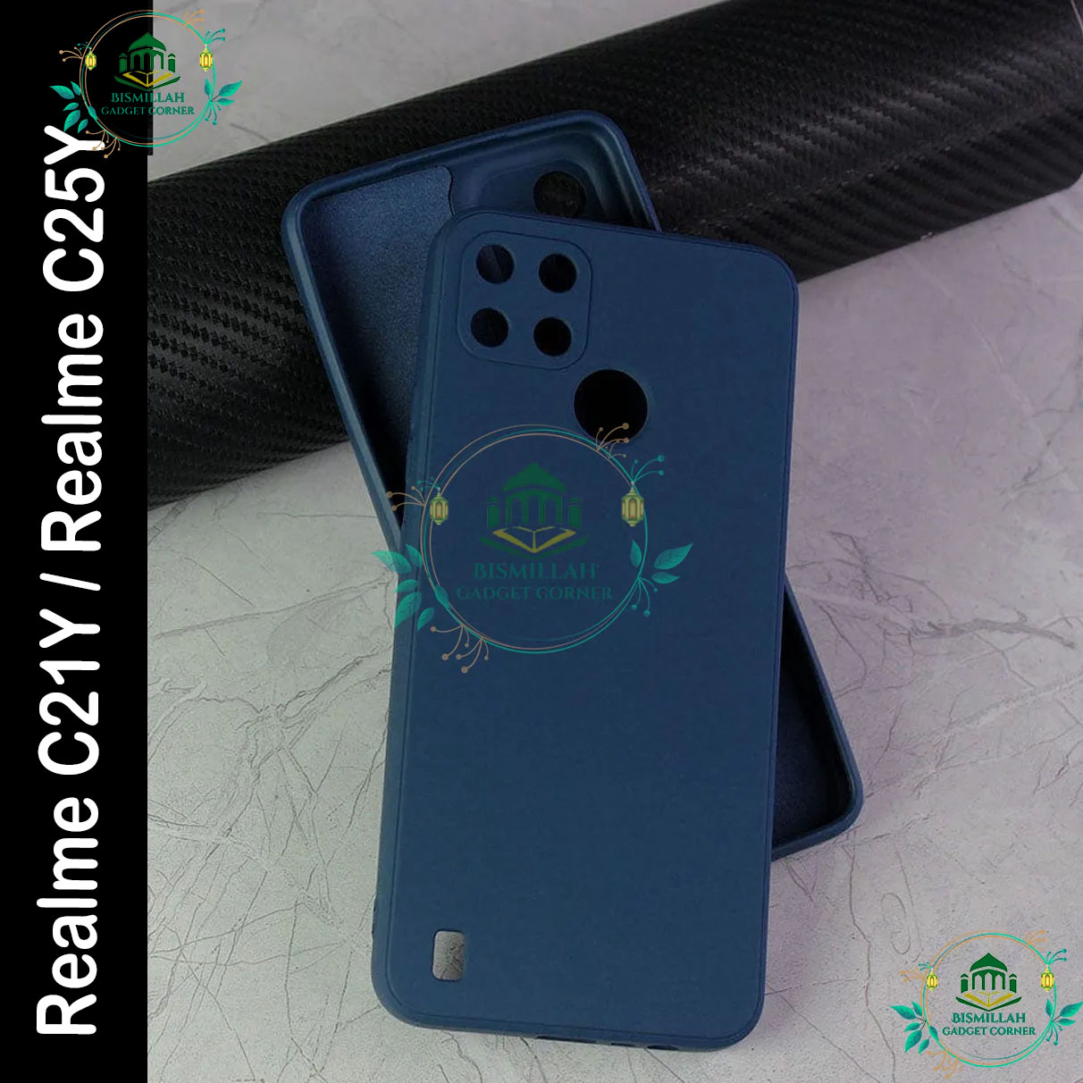 Picture of Premium Liquid Silicone Phone case for Realme c21y / Realme c25y Liquid Silicon Mobile Back Case Soft Silicone Phone Cover