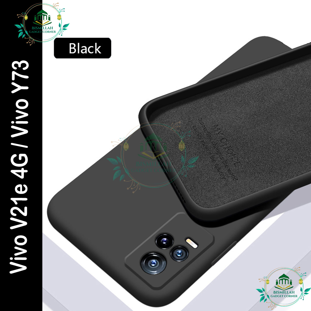 Picture of Premium Phone case for Vivo V21e 4G / Vivo Y73 back cover Mobile Back Case Soft Silicone Phone Cover - মোবাইল ফোন - Phoneo