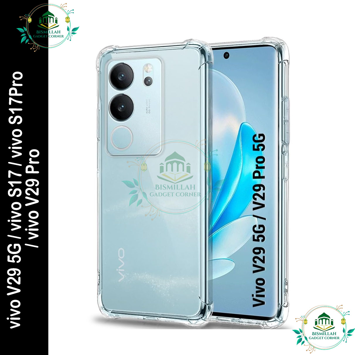 Picture of back cover For vivo V29 5G / vivo S17 / vivo S17 Pro / vivo V29 Pro Luxury back case Protect Back Cover Soft Case