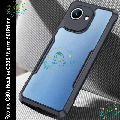 Picture of Xundd Back Cover for Realme C30 / Realme C30S / Narzo 50i Prime Transparent Hybrid Hard PC Back Bumper