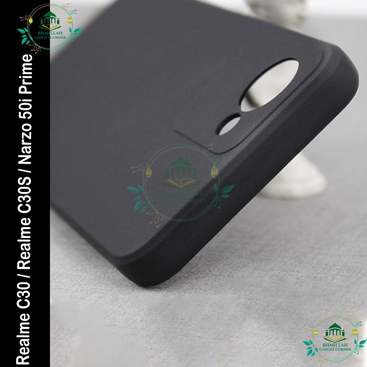 Picture of Premium Liquid Silicone Phone case for Realme C30 / Realme C30S / Narzo 50i Prime Liquid Silicon Mobile Back Case Soft Silicone Phone Cover