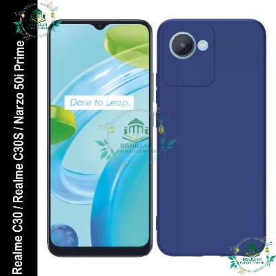Picture of Premium Liquid Silicone Phone case for Realme C30 / Realme C30S / Narzo 50i Prime Liquid Silicon Mobile Back Case Soft Silicone Phone Cover