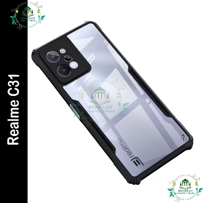 Picture of Xundd Back Cover for Realme C31 Transparent Hybrid Hard PC Back Bumper