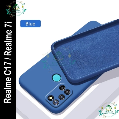 Picture of Premium Liquid Silicone Phone case for Realme C17 / Realme 7i Liquid Silicon Mobile Back Case Soft Silicone Phone Cover