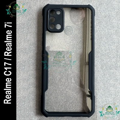 Picture of Xundd Back Cover for Realme C17 / Realme 7i Transparent Hybrid Hard PC Back Bumper