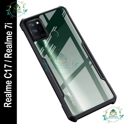 Picture of Xundd Back Cover for Realme C17 / Realme 7i Transparent Hybrid Hard PC Back Bumper