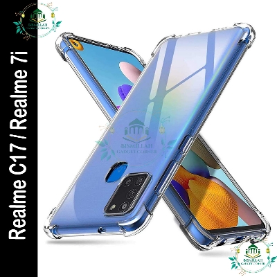 Picture of Transparent back cover For Realme C17 / Realme 7i Luxury transparent Protect Back Cover Soft Case