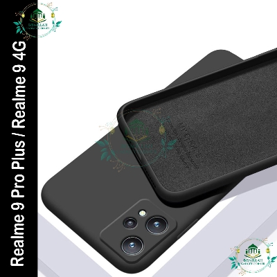 Picture of Premium Liquid Silicone Phone case for Realme 9 pro plus / Realme 9 4G Liquid Silicon Mobile Back Case Soft Silicone Phone Cover