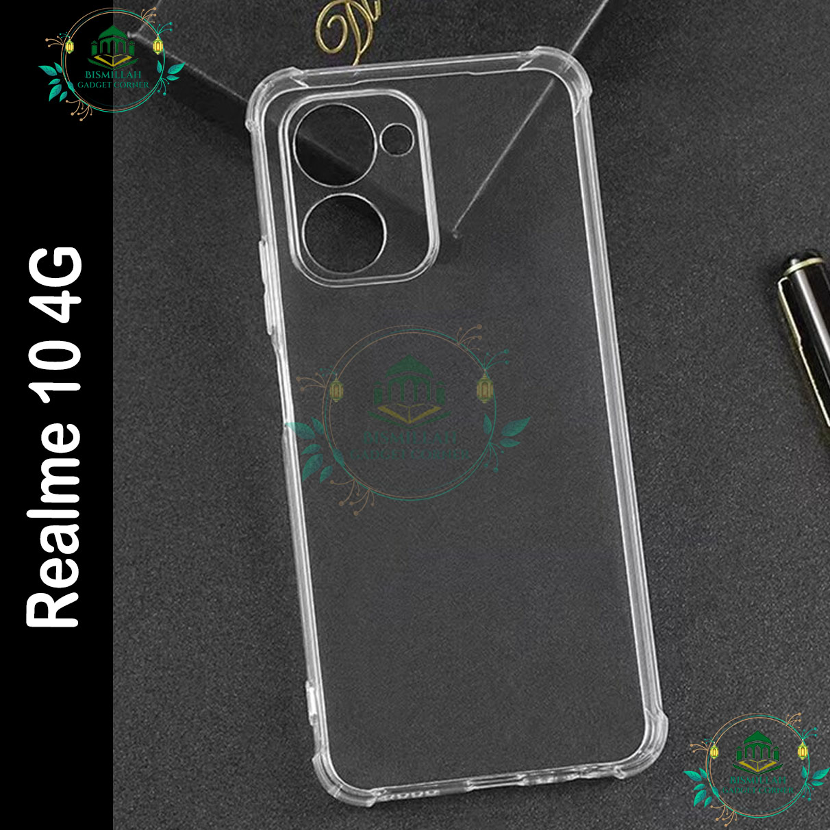 Picture of Transparent back cover For Realme 10 4G Luxury transparent Protect Back Cover Soft Case