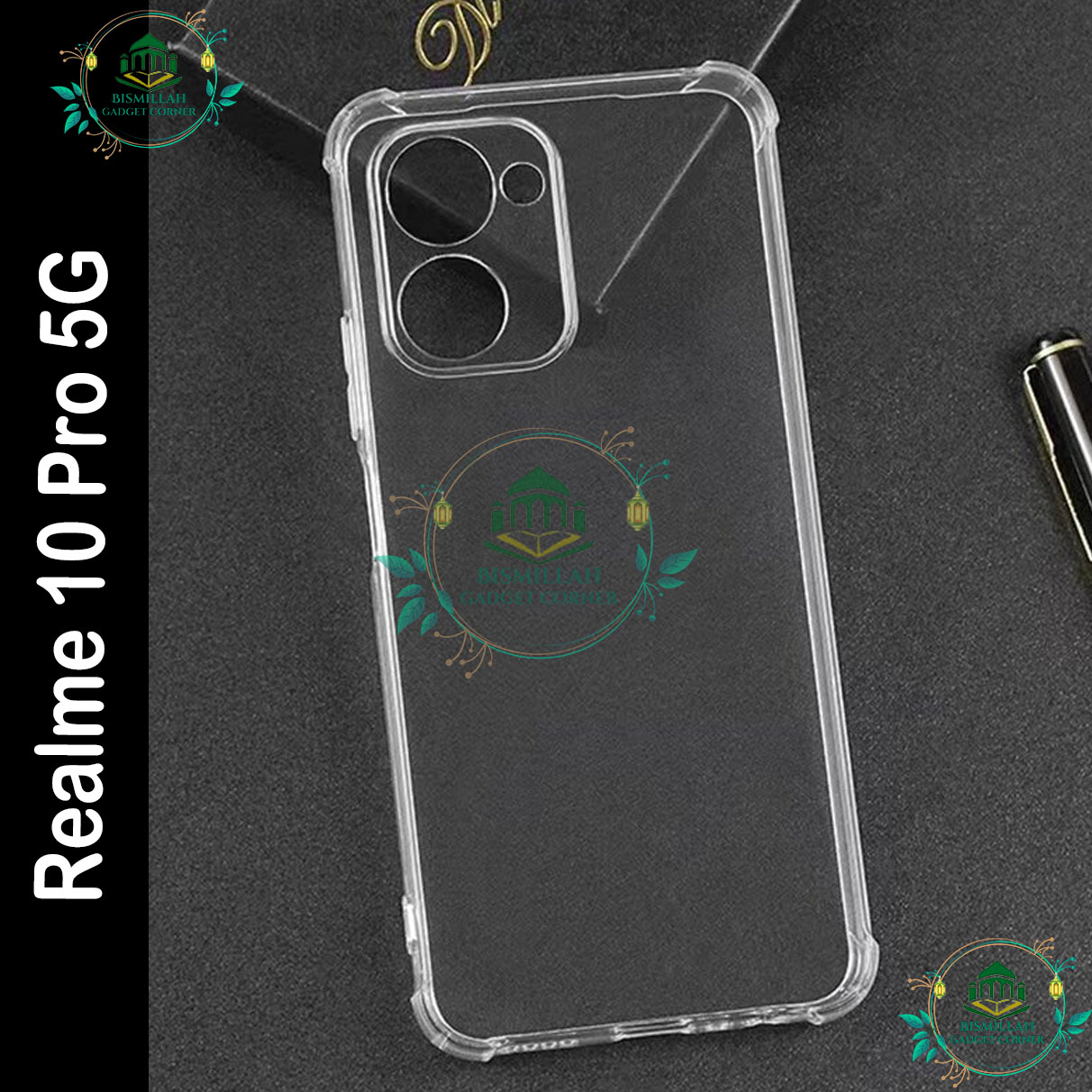 Picture of Transparent back cover For Realme 10 pro 5G Luxury transparent Protect Back Cover Soft Case