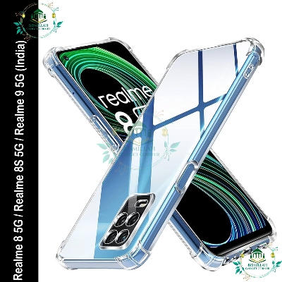 Picture of Transparent back cover For Realme 8 5G / Realme 8S 5G / Realme 9 5G (India) Luxury transparent Protect Back Cover Soft Case