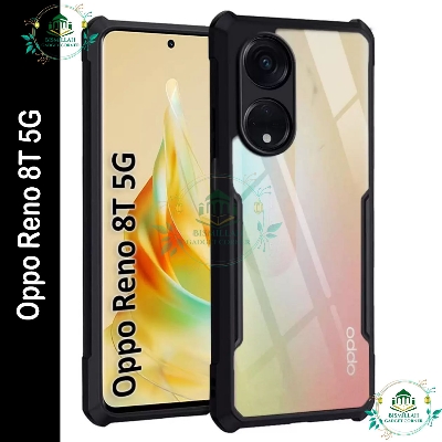 Picture of Xundd Back Cover for Oppo Reno 8T 5G / Oppo Reno8 T 5G Transparent Hybrid Hard PC Back Bumper