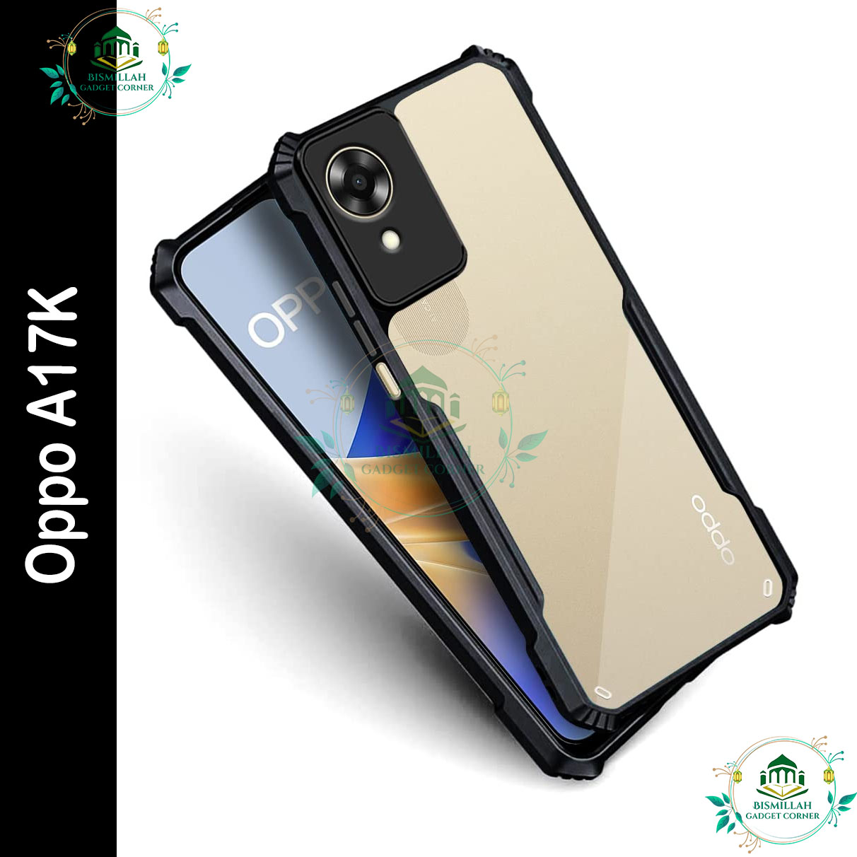 Picture of Xundd Back Cover for Oppo A17K Transparent Hybrid Hard PC Back Bumper