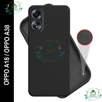 Picture of Premium Liquid Silicone Phone case for OPPO A18 / OPPO A38 Liquid Silicon Mobile Back Case Soft Silicone Phone Cover