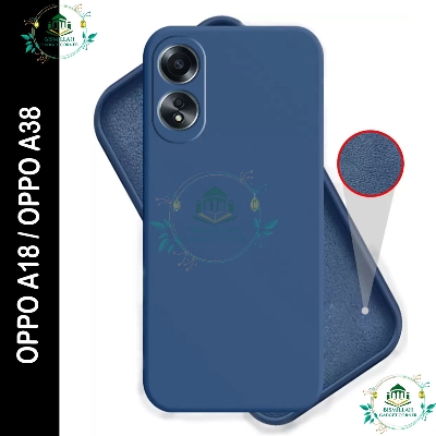 Picture of Premium Liquid Silicone Phone case for OPPO A18 / OPPO A38 Liquid Silicon Mobile Back Case Soft Silicone Phone Cover