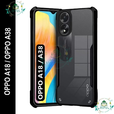 Picture of Xundd Back Cover for OPPO A18 / OPPO A38 Transparent Hybrid Hard PC Back Bumper